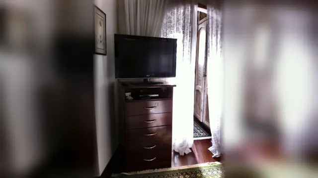 Suíte master com closet e TV